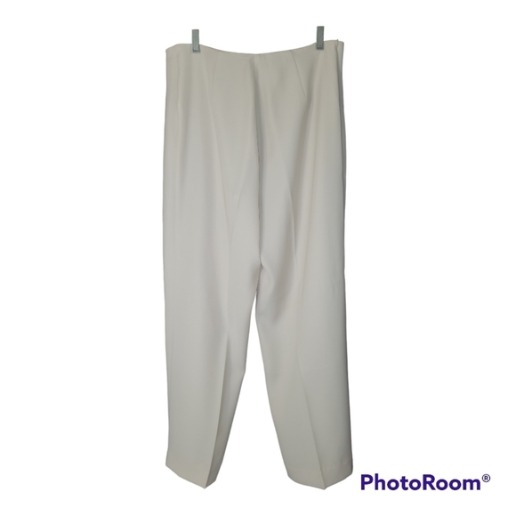 Joseph Ribkoff Cream Wide Leg Pants - Picture 2 of 5